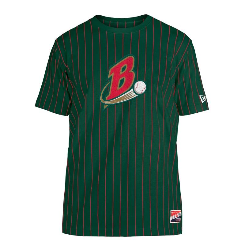 Buffalo Bisons New Era Retro Green Slide Stripe Tee