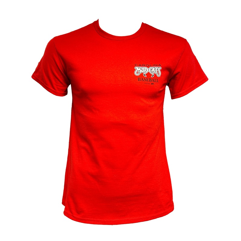 Carolina Mudcats Adult Red C Logo Tee