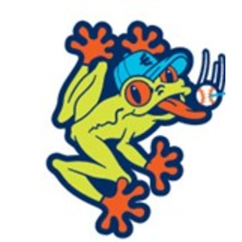 Everett AquaSox Frog Earrings