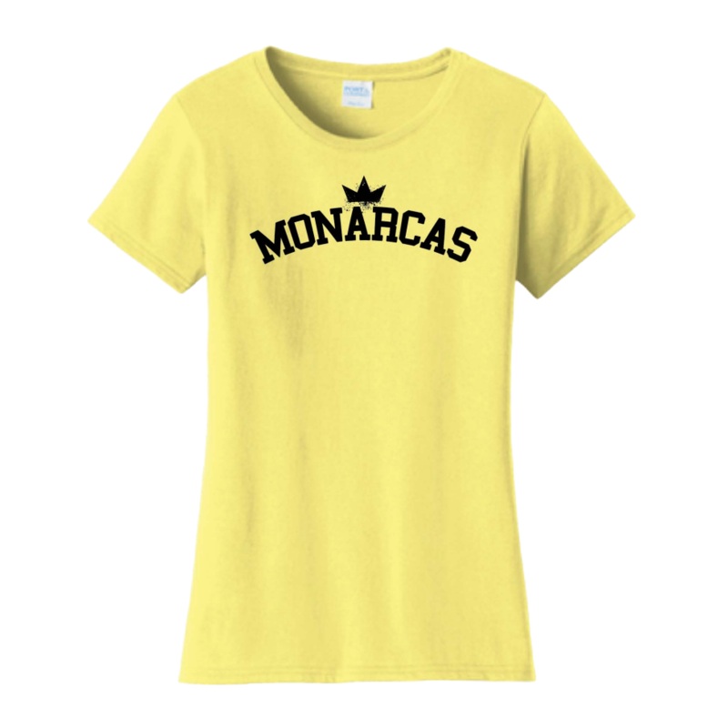 Monarcas de Eugene Copa de la Diversin Yellow Women’s T-Shirt