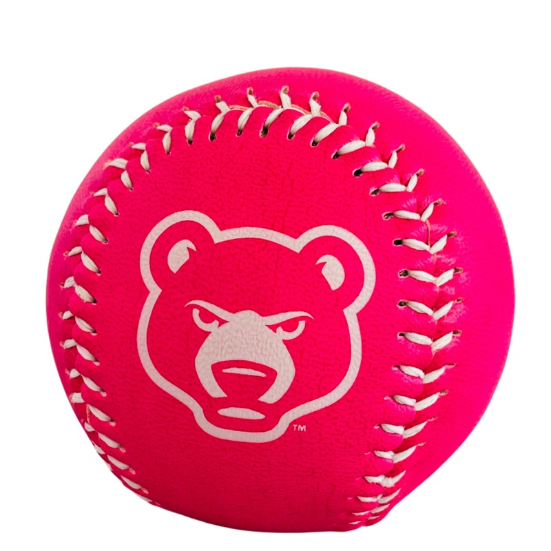 South Bend Cubs Logo Ball Pink