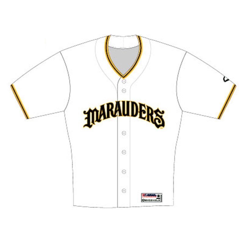 Bradenton Marauders Home White Jersey
