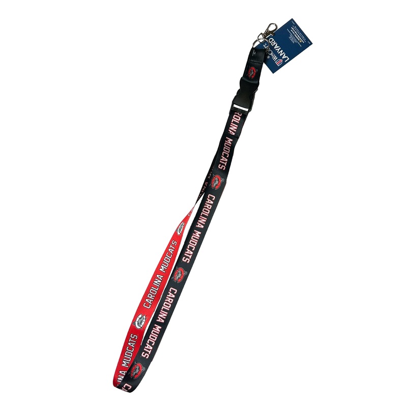 Carolina Mudcats Black Clip Lanyard