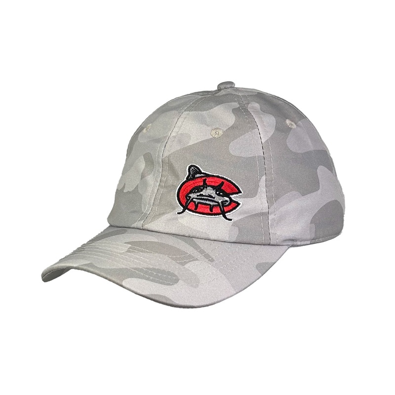 Carolina Mudcats Grey Camo Ladies Polyester Lena Cap