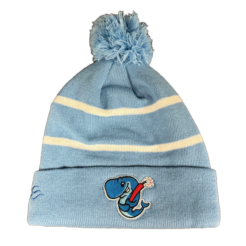 Eugene Emeralds Exploding Whales Outdoor Cap Light Blue Beanie