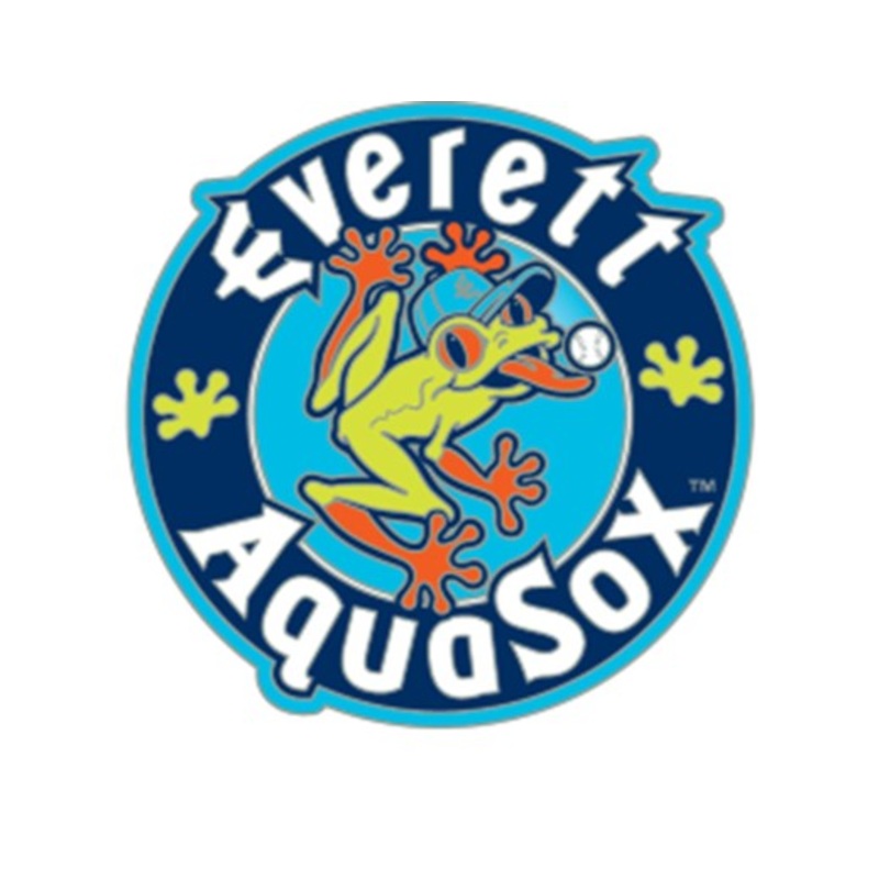 Everett AquaSox Lapel Pin Primary Logo