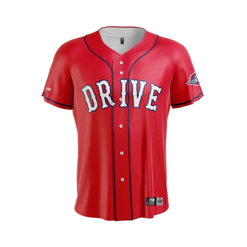 Greenville Drive OT Sports Authentic Red Alternate Jersey