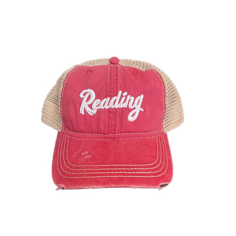 OC Sports Ruby & Tea Stain ‘Fightin Phils’ Trucker Style Hat