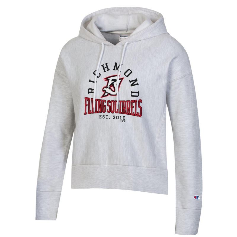 Richmond Flying Squirrels Champion Women’s Reverse Weave Crop Hoodie