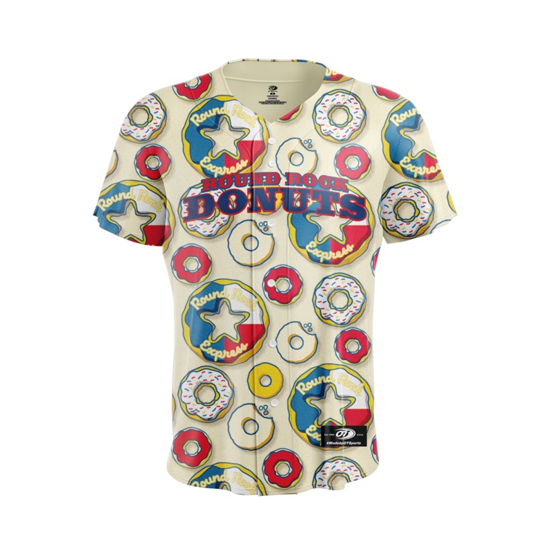 Round Rock Express OT Sports Donuts Alternate Replica Jersey