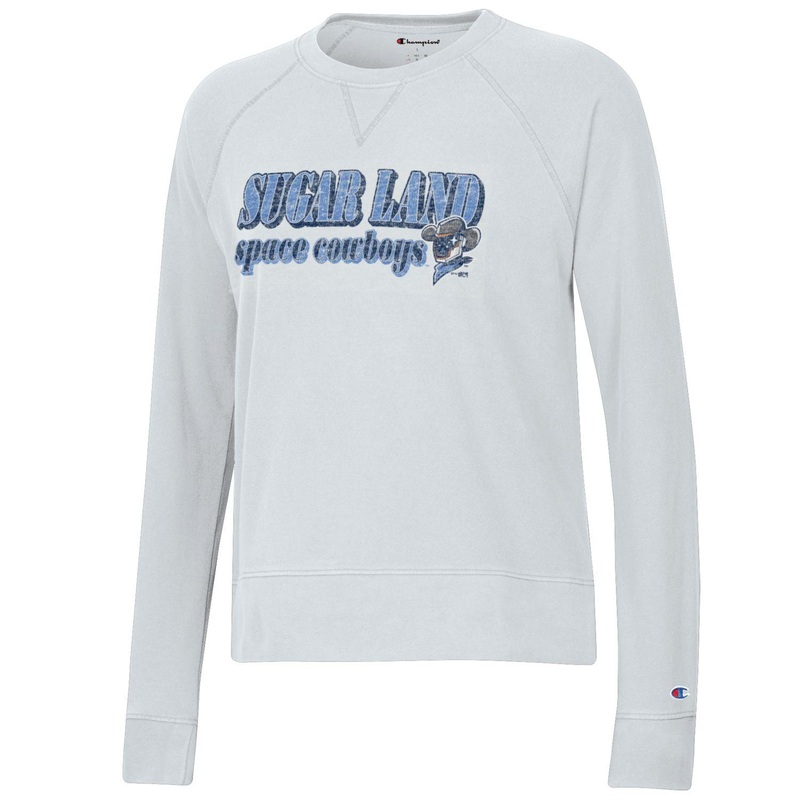 Sugar Land Space Cowboys Champion Women’s Fleece Crew Raglan