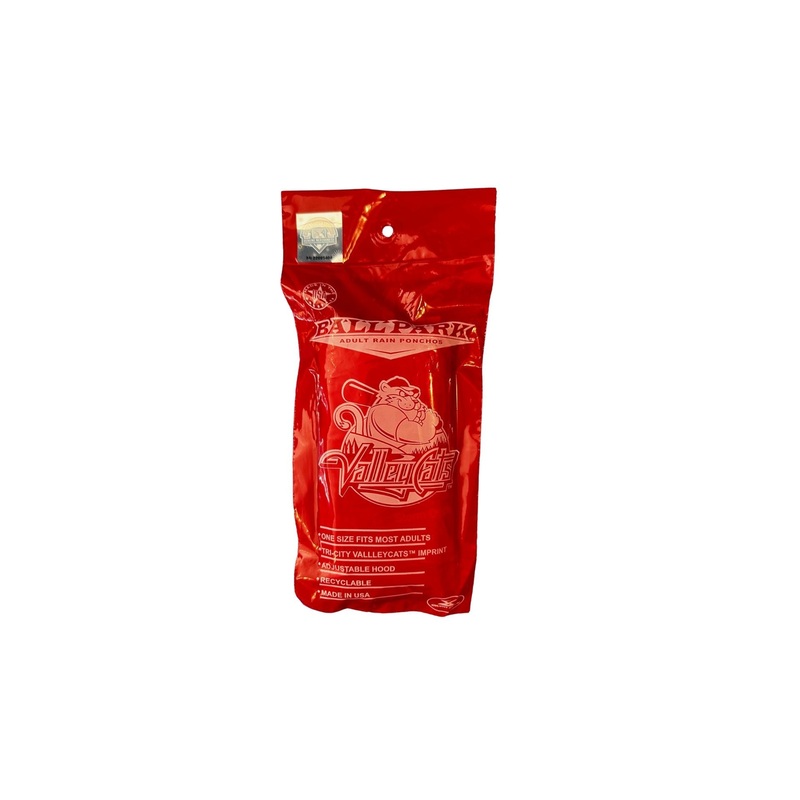 ValleyCats poncho – Adult red
