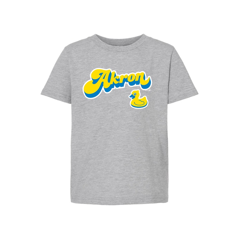 Youth Fauxback Grey Tee