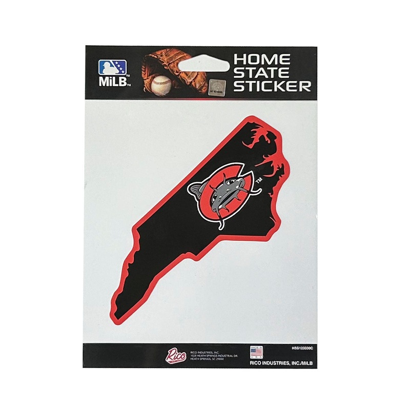 Carolina Mudcats Home State Sticker