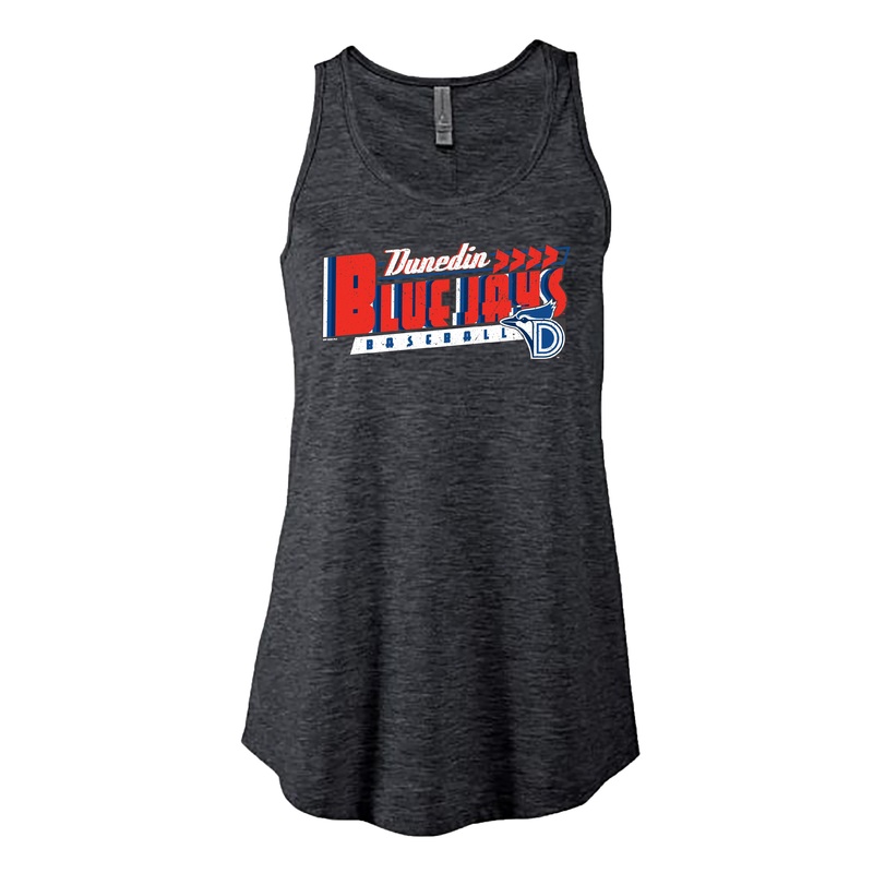Dunedin Blue Jays Women’s Charcoal Flowy Tank