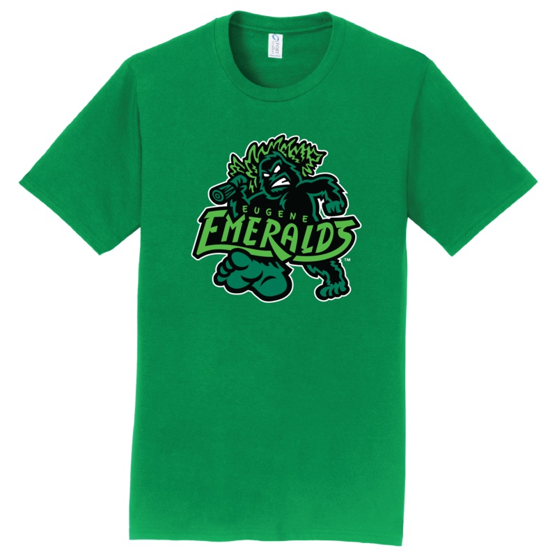 Eugene Emeralds Green Primary Sasquatch T-Shirt