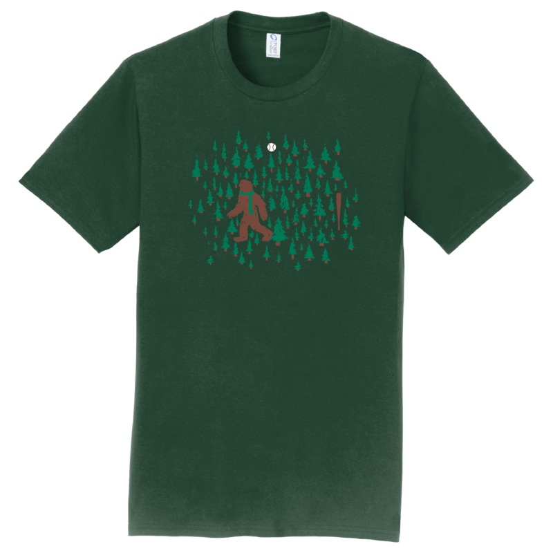 Eugene Emeralds Sasquatch in the Woods T-Shirt