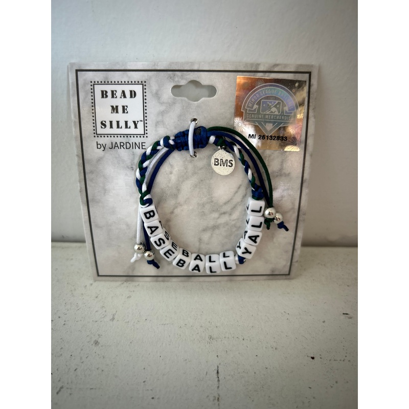 Greenville Drive Jardine Bead Me Silly Baseball Y’all Bracelet