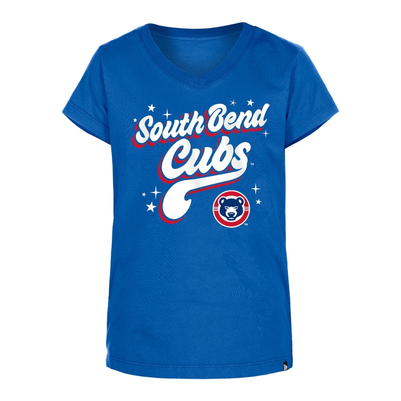 New Era South Bend Cubs Girls Bubble Tee