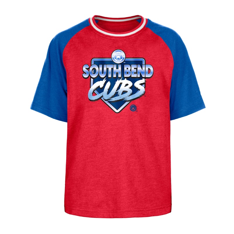 New Era South Bend Cubs Youth 2-Tone Tee