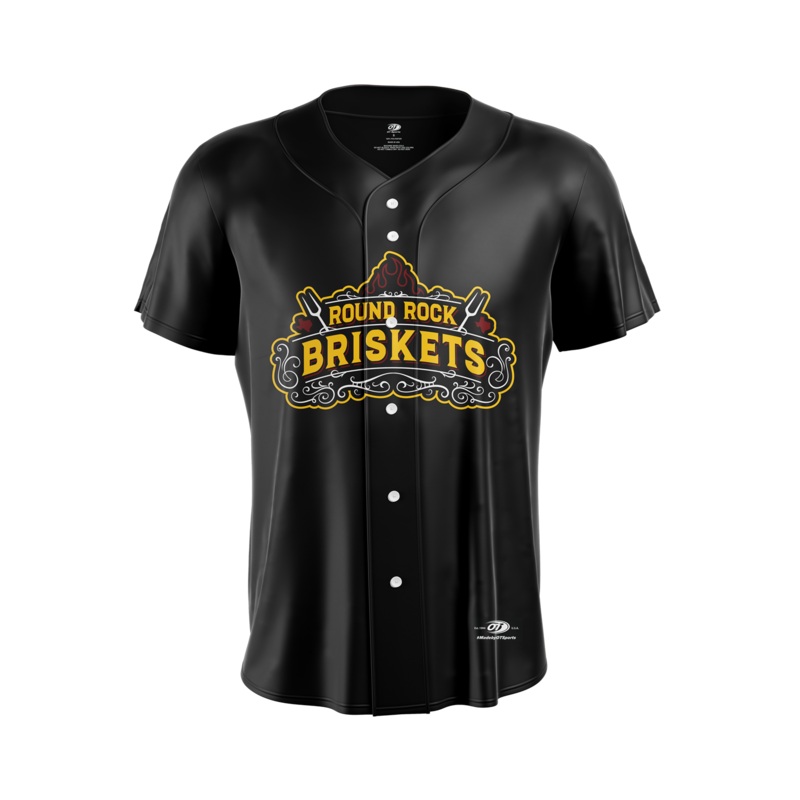 Round Rock Express OT Sports Briskets Replica Tackle Twill Jersey