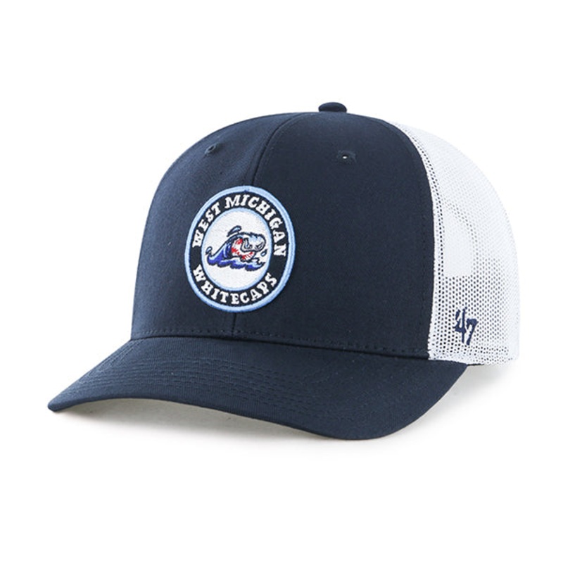 West Michigan Whitecaps ’47 Youth Pop Up Trucker Cap
