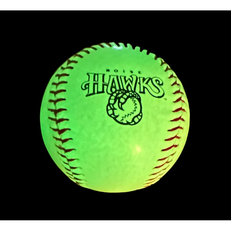 BOISE HAWKS GLOW IN THE DARK SOUVENIR BASEBALL