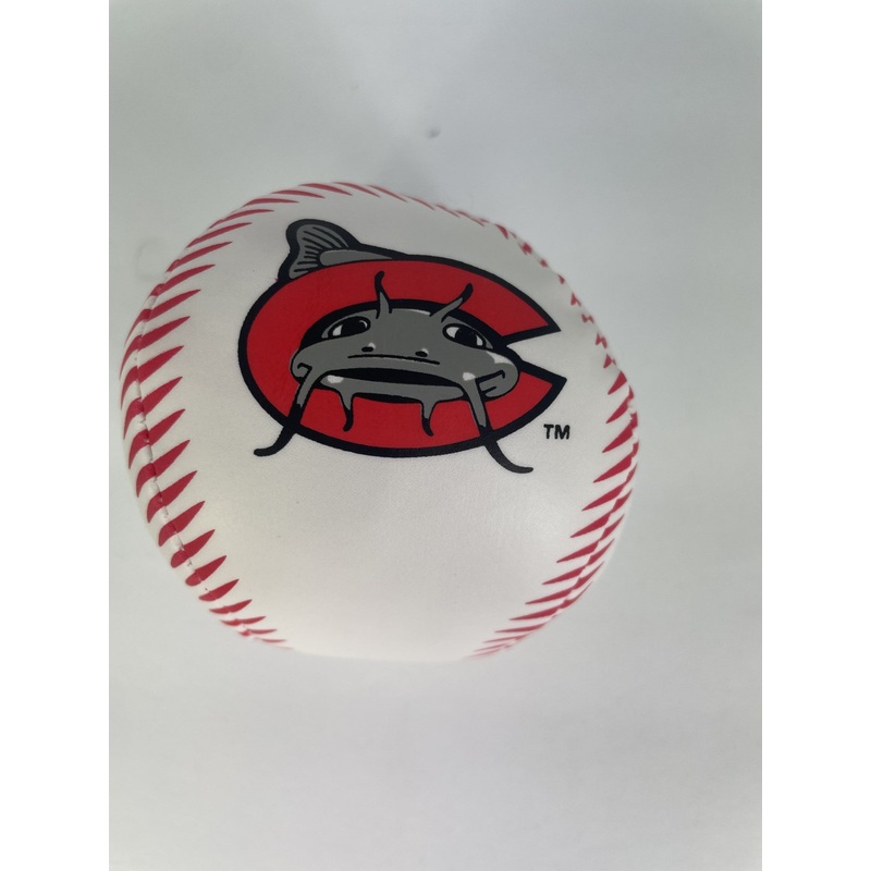 Carolina Mudcats Red/White Softee Ball