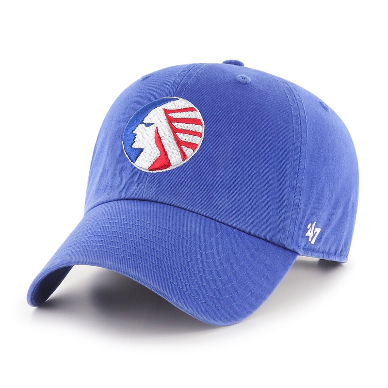Memphis Chicks ’47 Brand Clean Up Royal Adjustable Hat