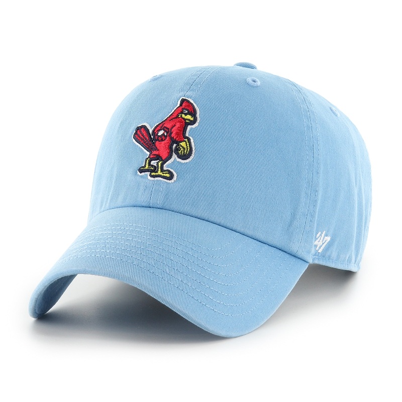 Memphis Redbirds Columbia Blue Dirty Bird ’47 Clean Up Cap