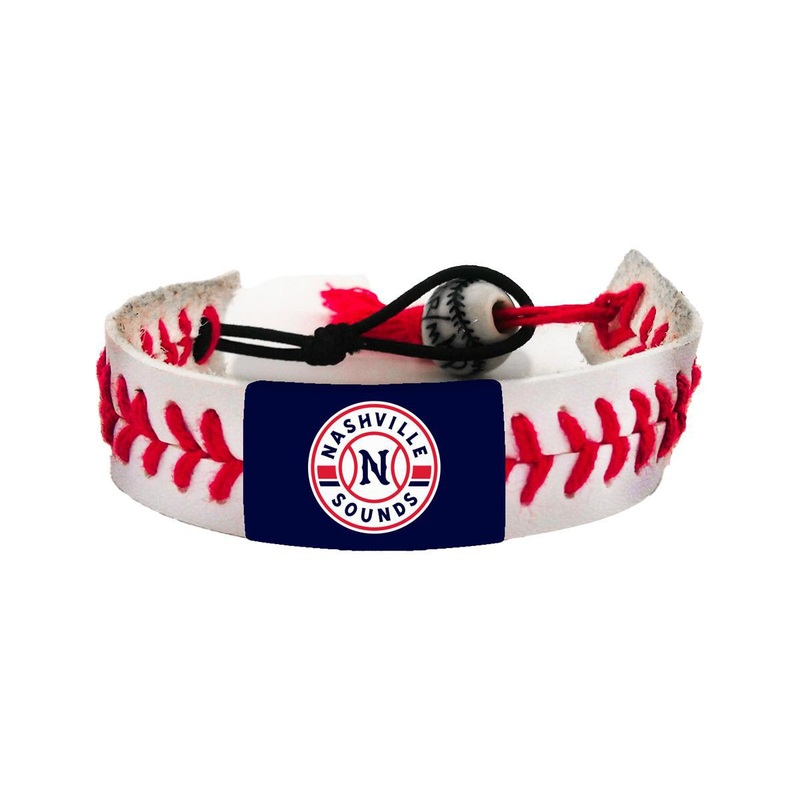 Nashville Sounds N Logo Baseball Seam Bracelet