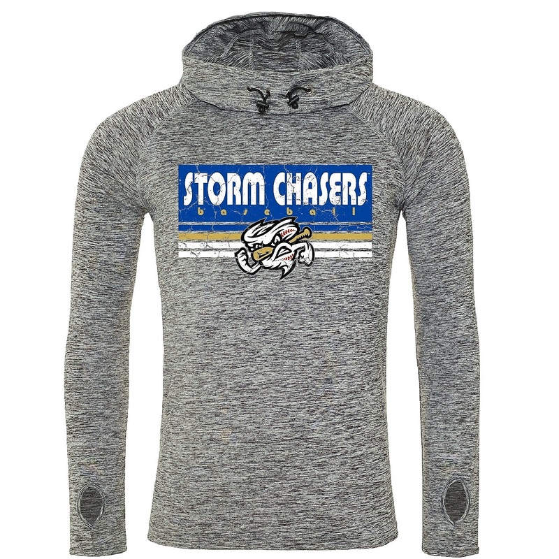 Omaha Storm Chasers Men’s Bimm Ridder Grey Ultrawarm Cowl Neck Hood