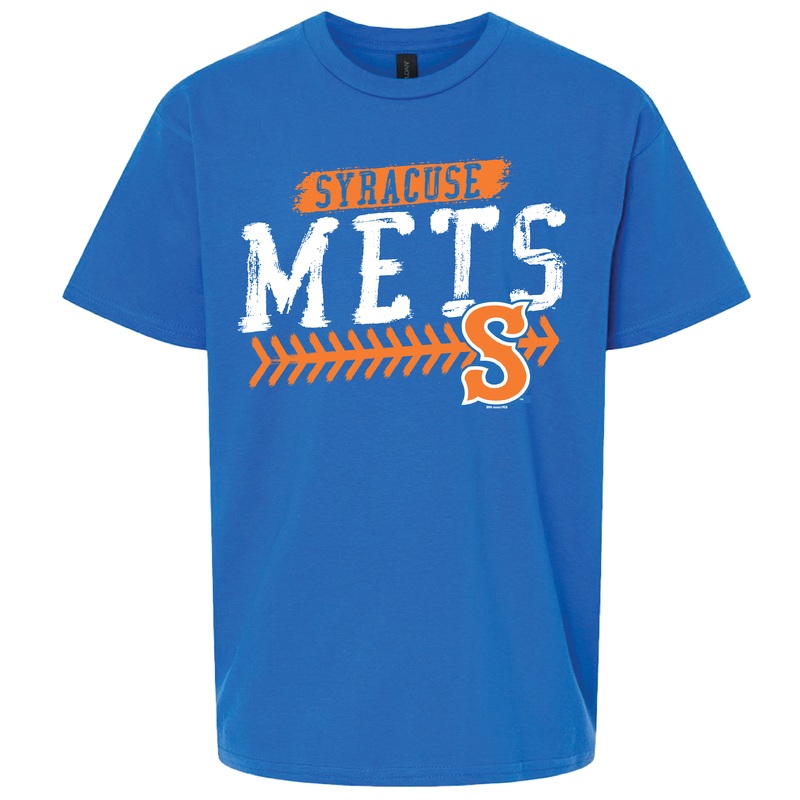 Syracuse Mets BR Royal Softstyle Youth Tee