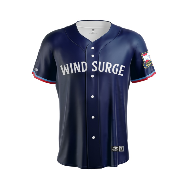 Wichita Wind Surge Youth Alt Navy Replica Jersey