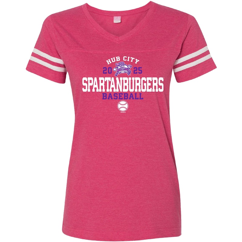 Women’s Pink Retro Gym Tee