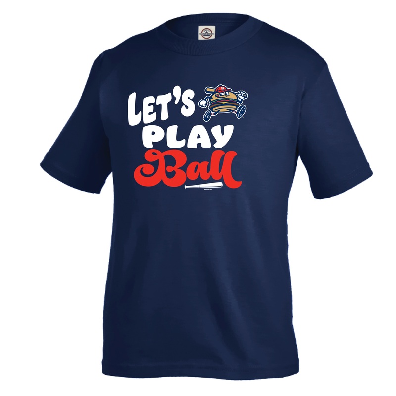 Youth Navy Let’s Play Ball Tee