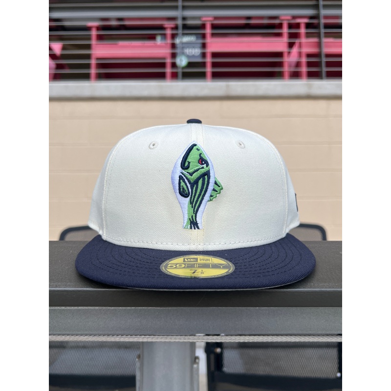 Gwinnett Stripers New Era Chrome Retro Fish 5950 Cap