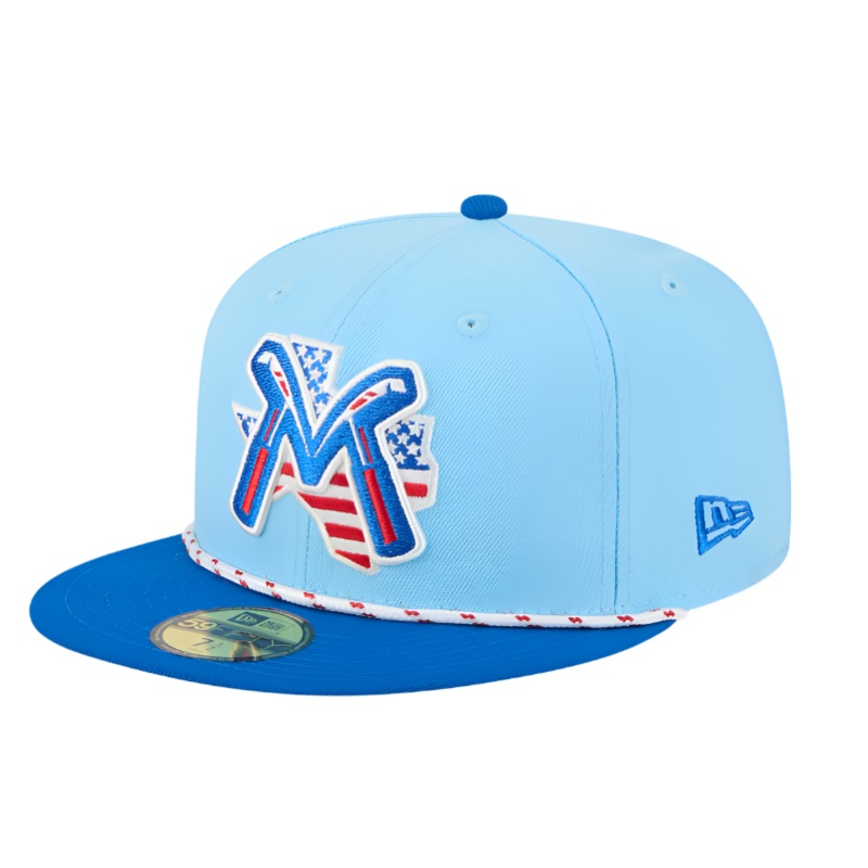 Midland RockHounds 2025 New Era Fourth of July 59FIFTY Fitted Cap
