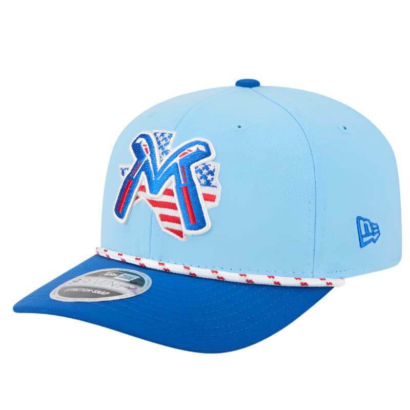 Midland RockHounds 2025 New Era Fourth of July 9SEVENTY Cap