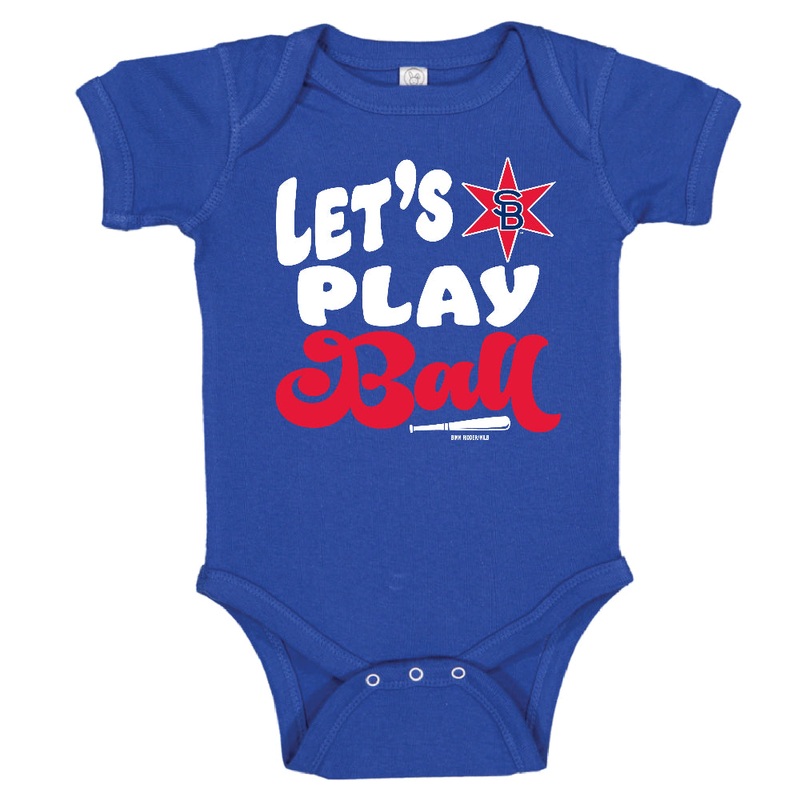 South Bend Cubs Infant Play Ball Onesie