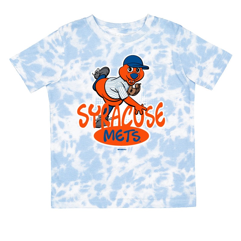 Syracuse Mets BR Lt. Blue Tie Dye Scooch Toddler Tee
