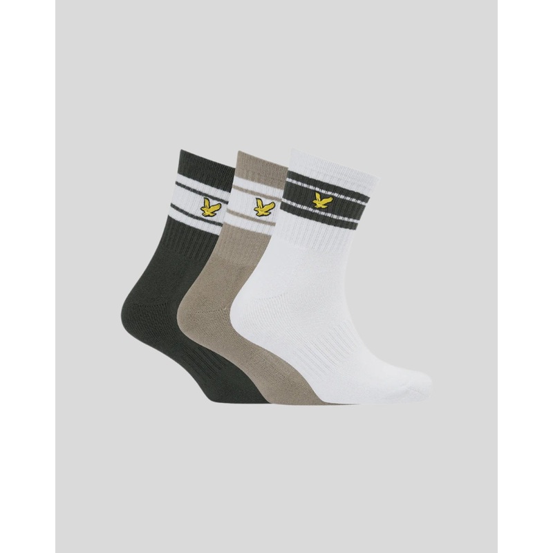 3 Pack Retro Sports Socks