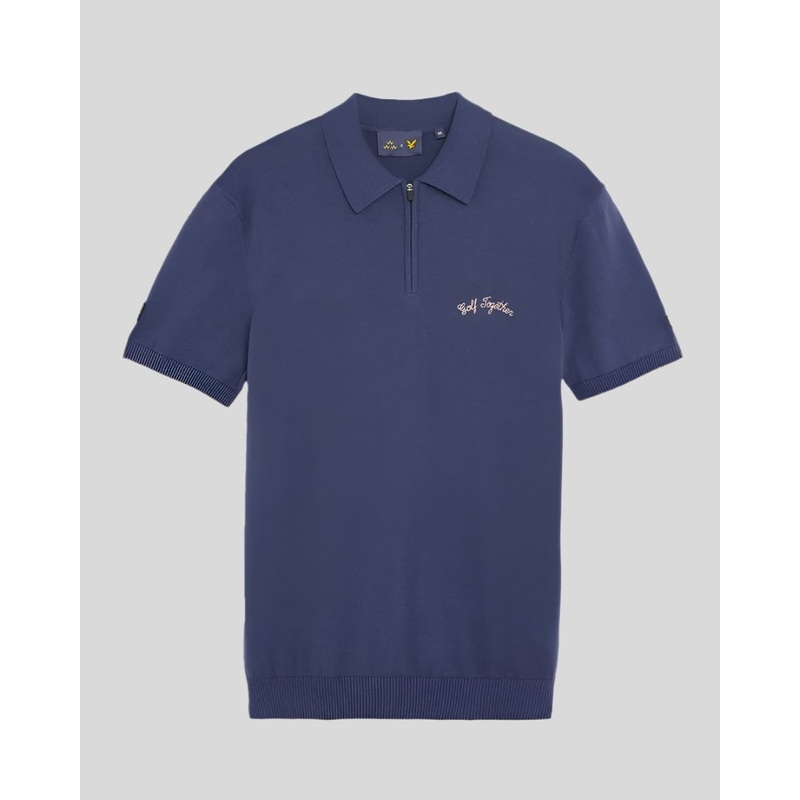 Friends of a Feather Golf Zipped Polo Shirt