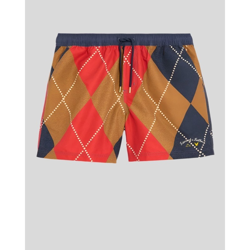 Friends of Feathers Golf Argyle Sweat Shorts