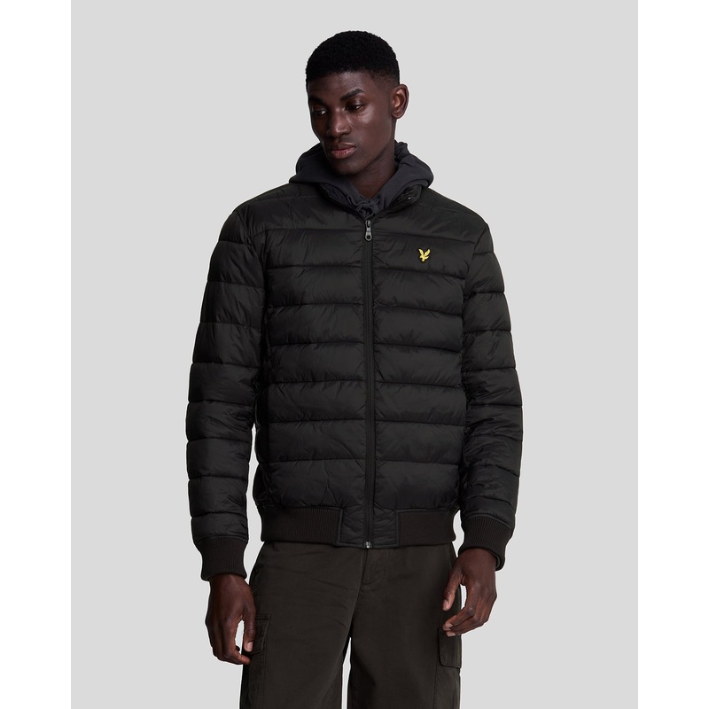 Funnel Neck Wadded Jacket