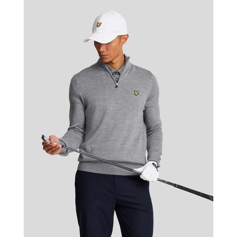 Golf 1/4 Zip Merino Jumper