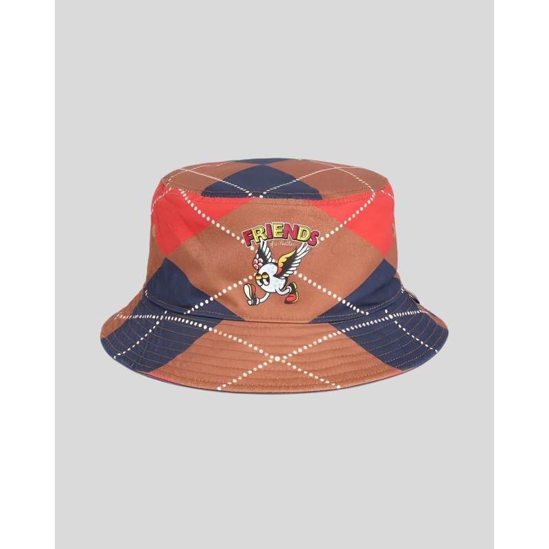 Golf Reversible Argyle Bucket Hat
