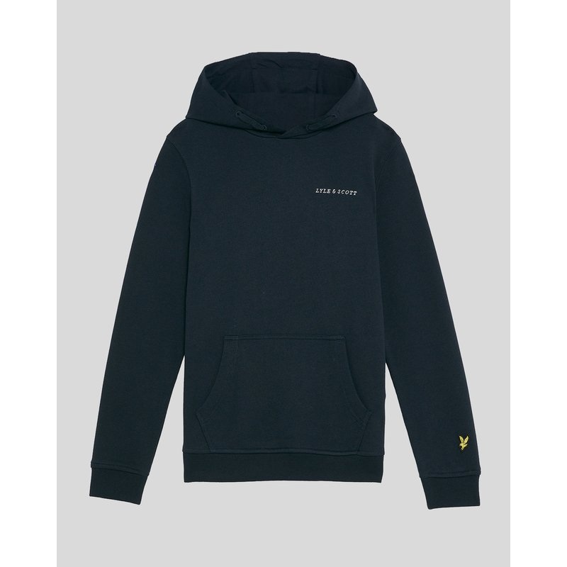 Kids Script Embroidered Hoodie