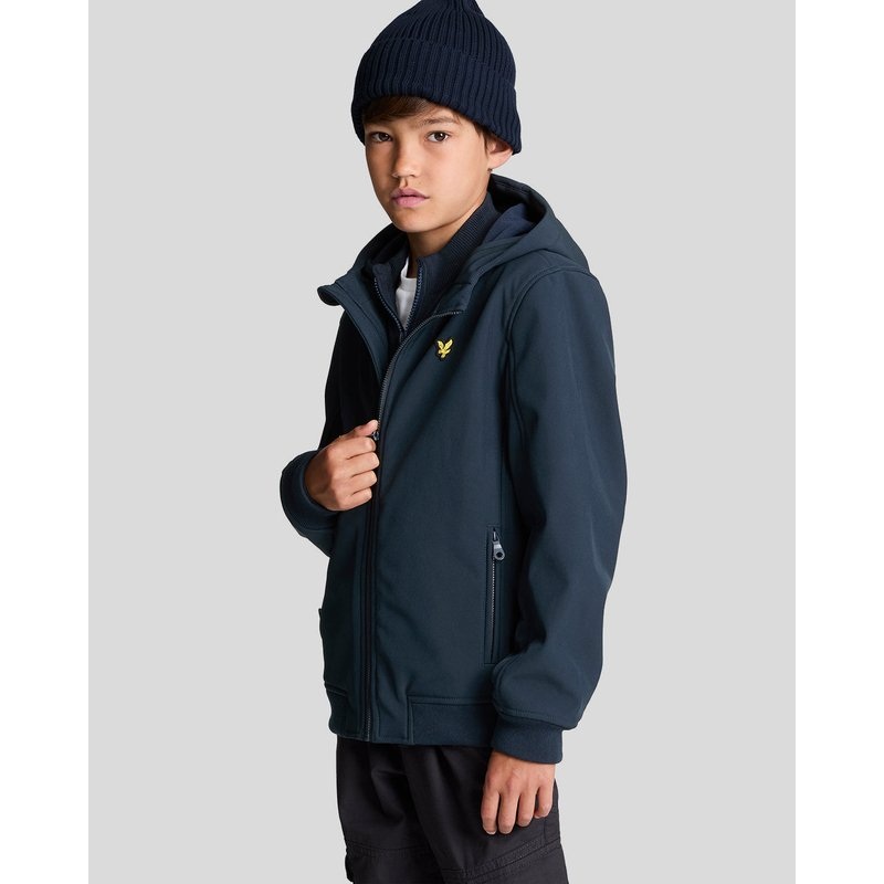 Kids Softshell Hooded Jacket