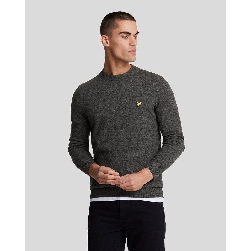 Lambswool Blend Crew Neck Jumper